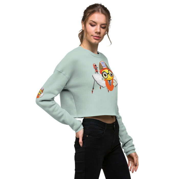 Cute ENGINEER / INGENIERO BEE Crop Sweatshirt