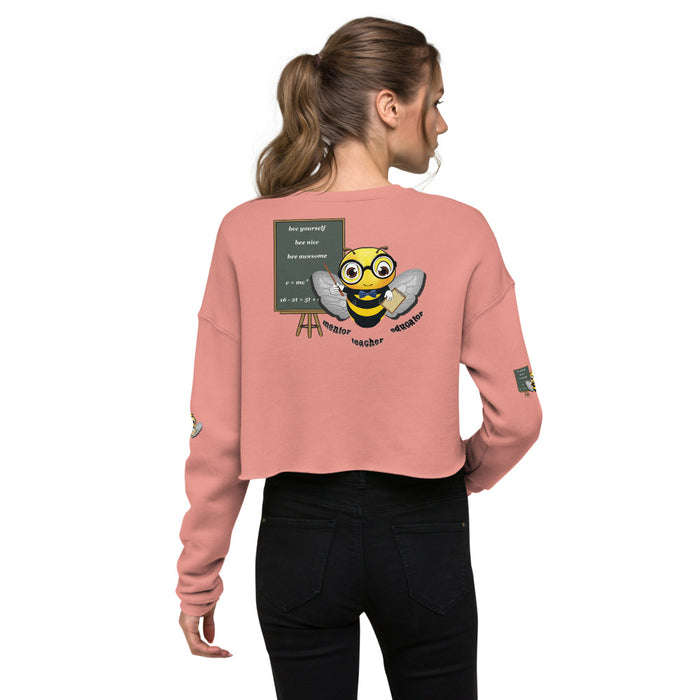 Cute GURU / TEACHER BEE Crop Sweatshirt