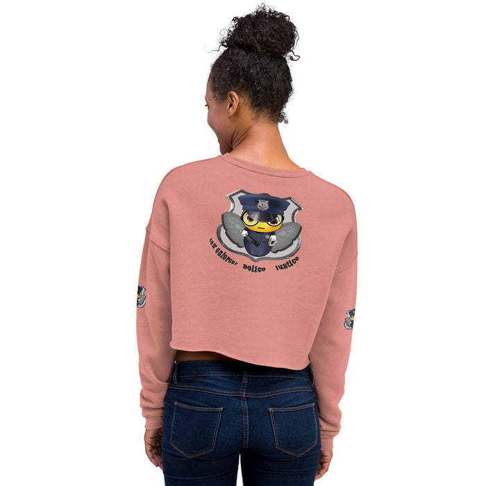 Cute COP / POLICE BEE Crop Sweatshirt