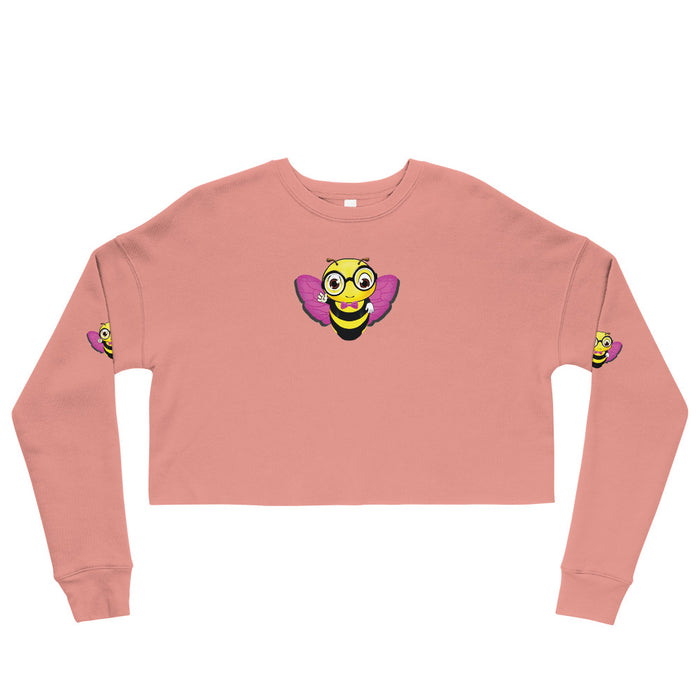 Cute pink BEE NYCE Crop Sweatshirt