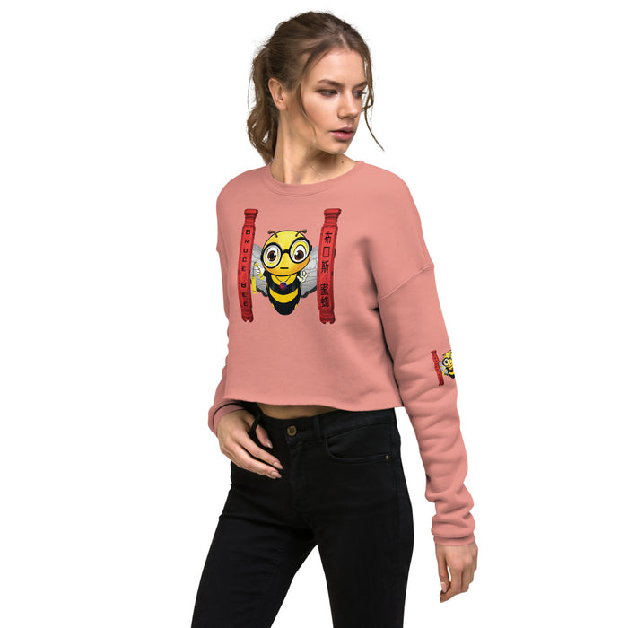 Cute BRUCE BEE Crop Sweatshirt