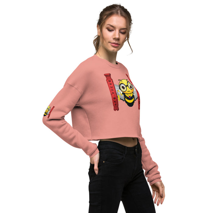 Cute BRUCE BEE Crop Sweatshirt