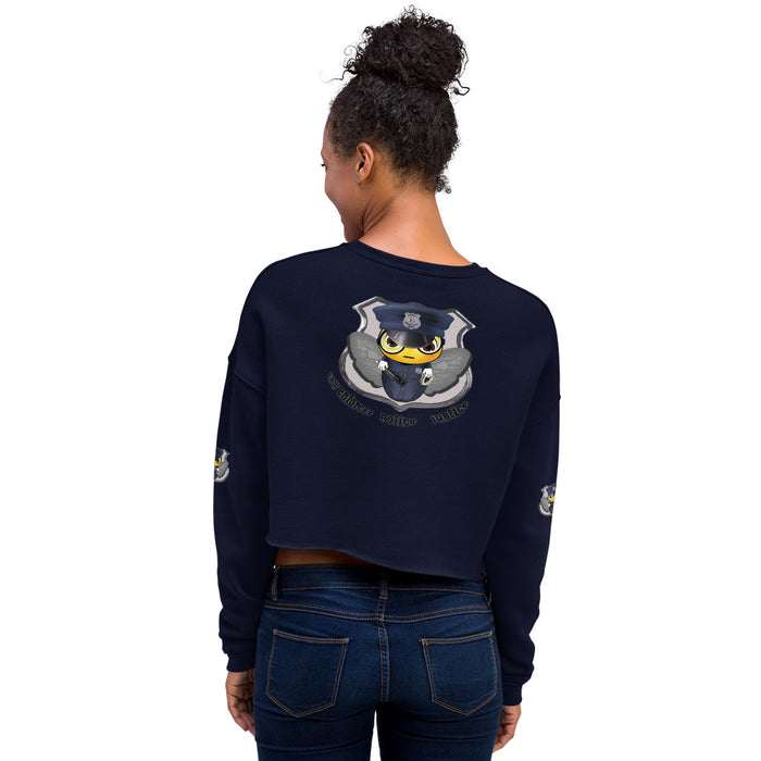 Cute COP / POLICE BEE Crop Sweatshirt