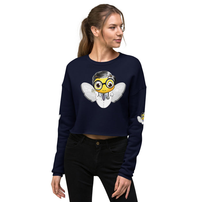 Cute DOCTOR / MEDICO BEE Crop Sweatshirt