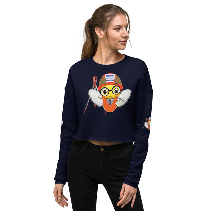 Cute ENGINEER / INGENIERO BEE Crop Sweatshirt