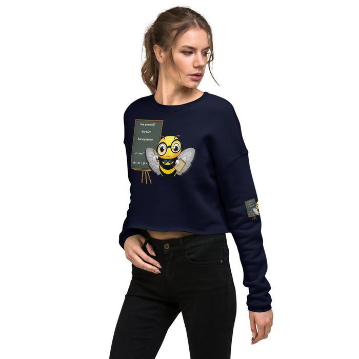 Cute GURU / TEACHER BEE Crop Sweatshirt