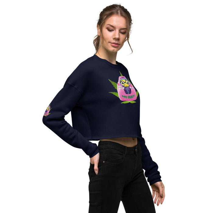 Cute BEE COMFY INDICA Crop Sweatshirt