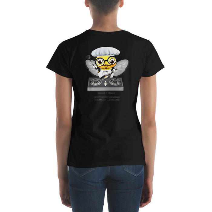 Cute CHEF BEE Women's short sleeve t-shirt