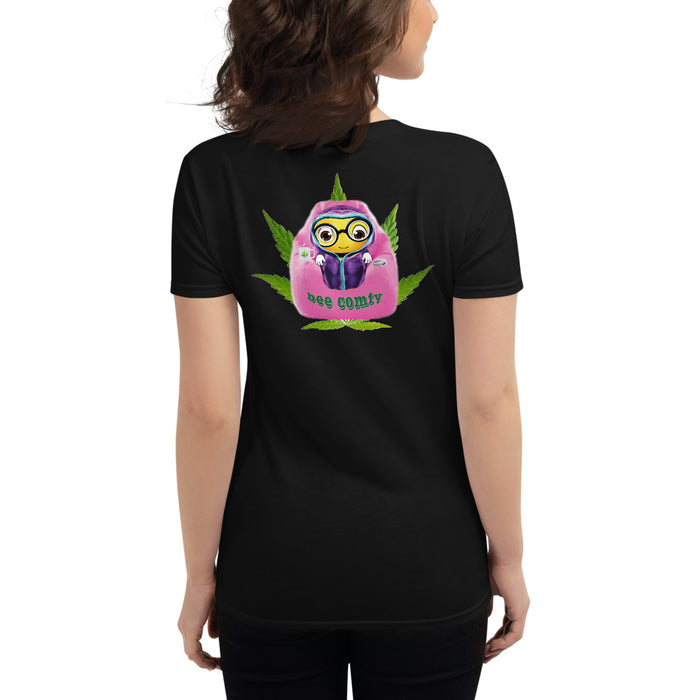 Women's short sleeve cute BEE COMFY INDICA t-shirt