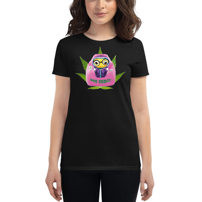 Women's short sleeve cute BEE COMFY INDICA t-shirt