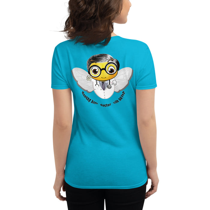 Cute DOCTOR / MEDICO BEE Women's short sleeve t-shirt