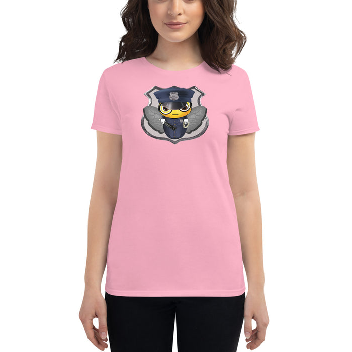 Cute COP / POLICE BEE Women's short sleeve t-shirt