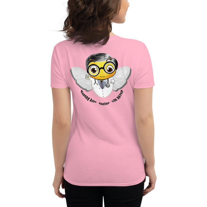 Cute DOCTOR / MEDICO BEE Women's short sleeve t-shirt