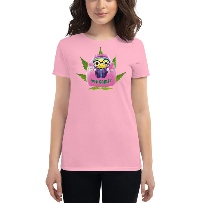 Women's short sleeve cute BEE COMFY INDICA t-shirt