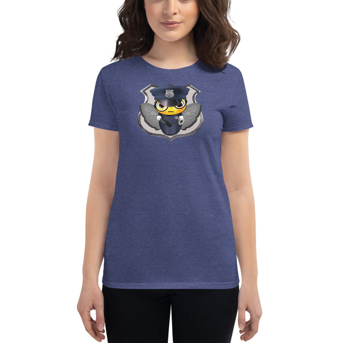 Cute COP / POLICE BEE Women's short sleeve t-shirt