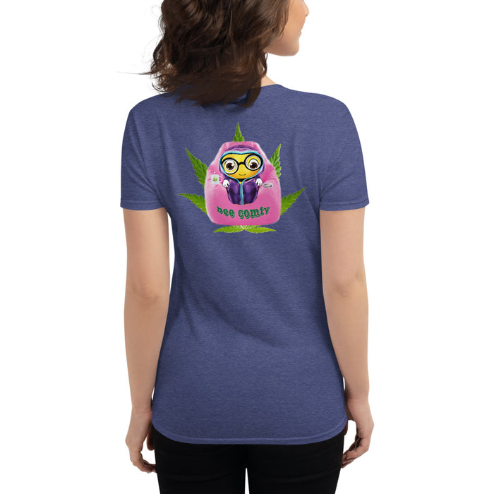 Women's short sleeve cute BEE COMFY INDICA t-shirt