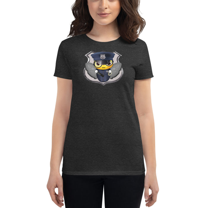 Cute COP / POLICE BEE Women's short sleeve t-shirt