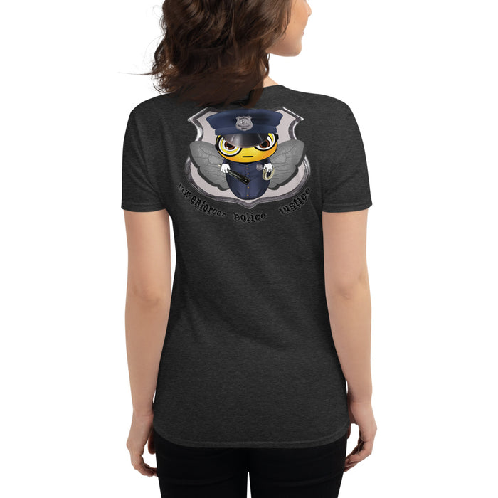 Cute COP / POLICE BEE Women's short sleeve t-shirt