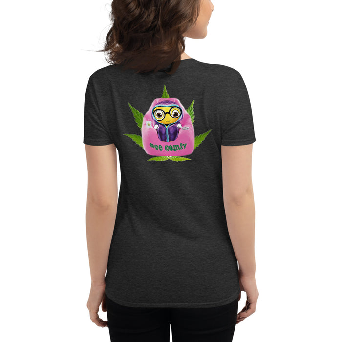 Women's short sleeve cute BEE COMFY INDICA t-shirt