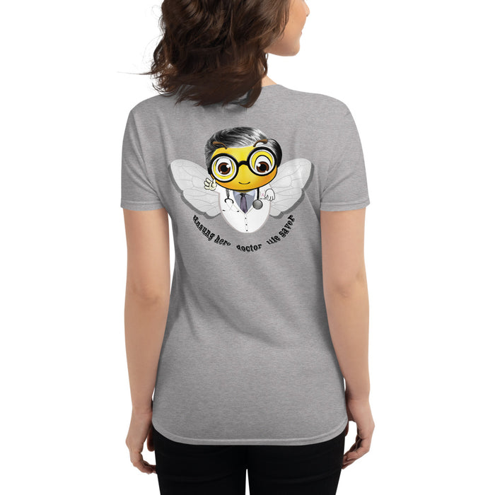 Cute DOCTOR / MEDICO BEE Women's short sleeve t-shirt