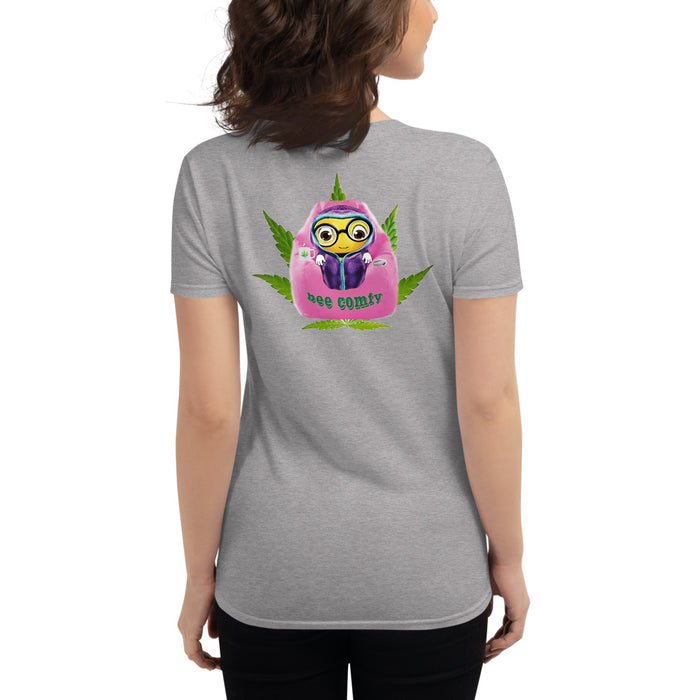 Women's short sleeve cute BEE COMFY INDICA t-shirt