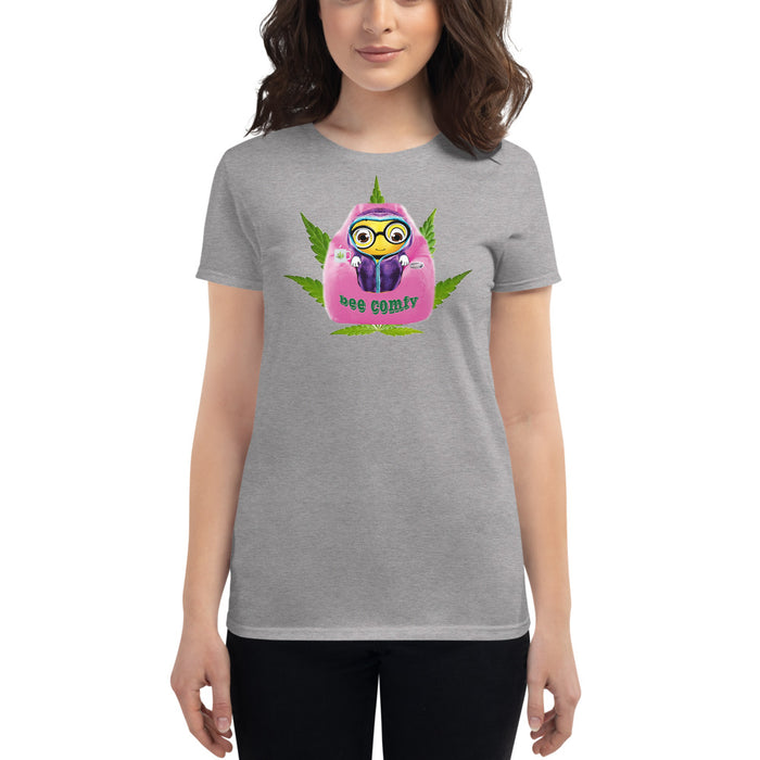 Women's short sleeve cute BEE COMFY INDICA t-shirt