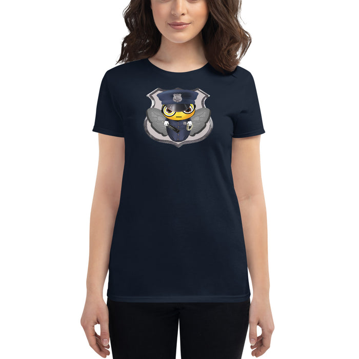 Cute COP / POLICE BEE Women's short sleeve t-shirt