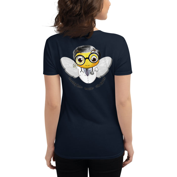 Cute DOCTOR / MEDICO BEE Women's short sleeve t-shirt