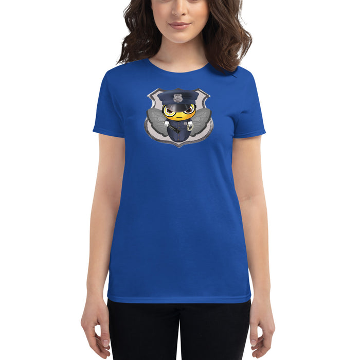 Cute COP / POLICE BEE Women's short sleeve t-shirt