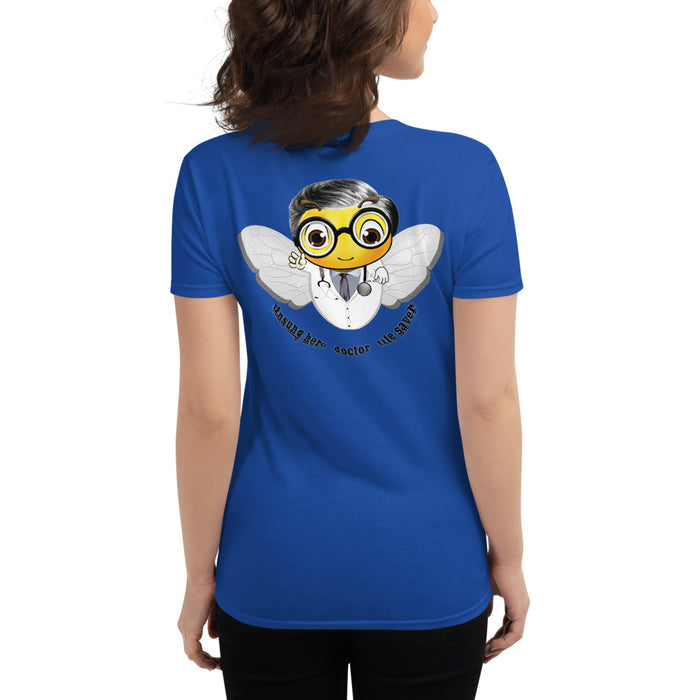 Cute DOCTOR / MEDICO BEE Women's short sleeve t-shirt