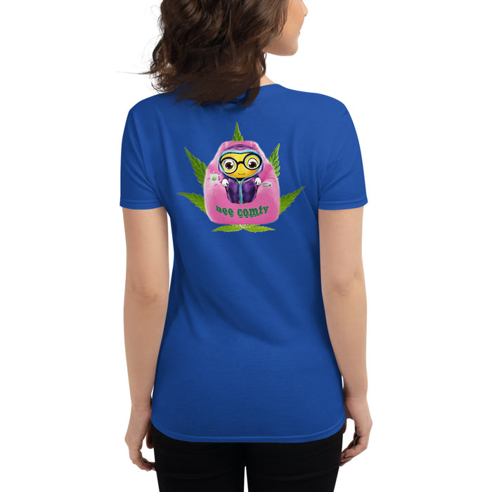 Women's short sleeve cute BEE COMFY INDICA t-shirt