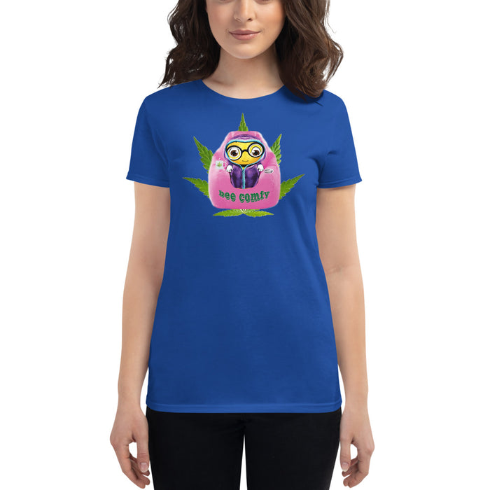 Women's short sleeve cute BEE COMFY INDICA t-shirt