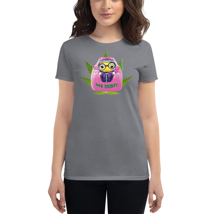 Women's short sleeve cute BEE COMFY INDICA t-shirt