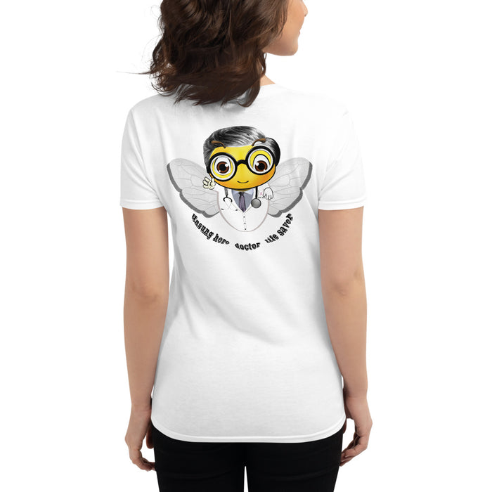 Cute DOCTOR / MEDICO BEE Women's short sleeve t-shirt