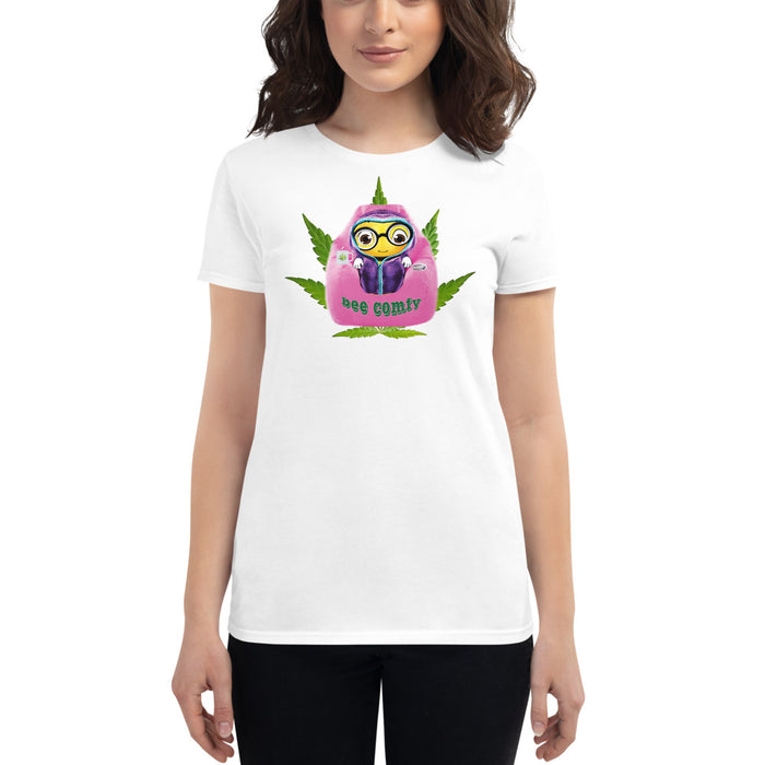 Women's short sleeve cute BEE COMFY INDICA t-shirt