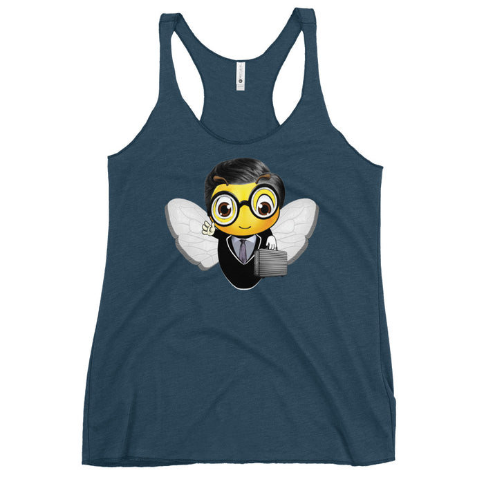 Cute LAWYER / ATTORNEY BEE Women's Racerback Tank