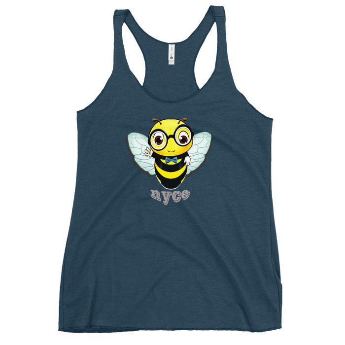 Cute BEE NYCE Women's Racerback Tank