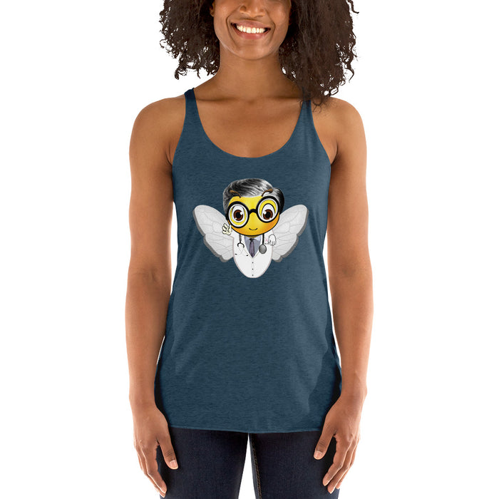 Cute DOCTOR / MEDICO BEE Women's Racerback Tank