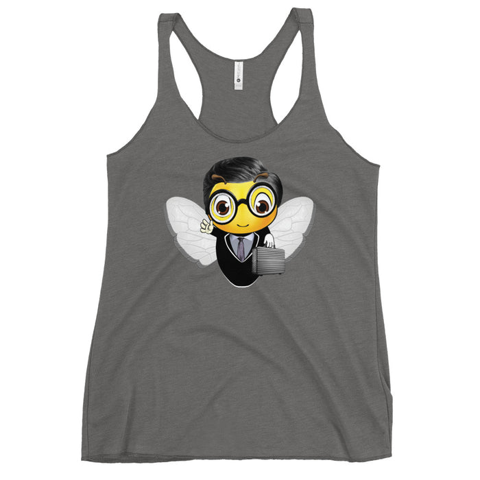 Cute LAWYER / ATTORNEY BEE Women's Racerback Tank