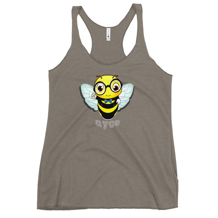 Cute BEE NYCE Women's Racerback Tank