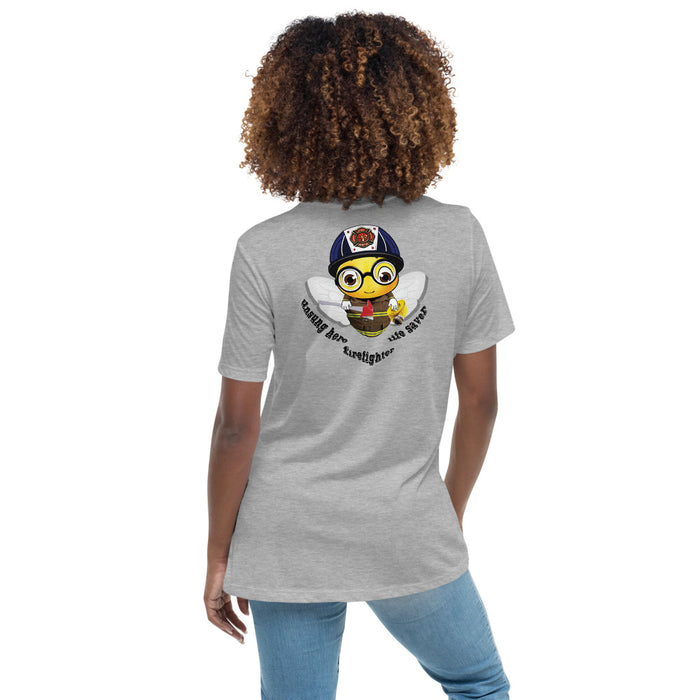 Cute FIREFIGHTER BEE Women's Relaxed T-Shirt