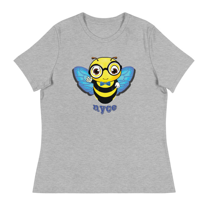 Cute blue BEE NYCE Women's Relaxed T-Shirt