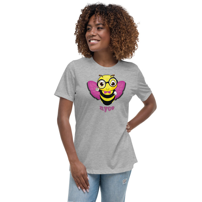 Cute pink BEE NYCE Women's Relaxed T-Shirt