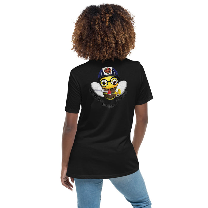 Cute FIREFIGHTER BEE Women's Relaxed T-Shirt