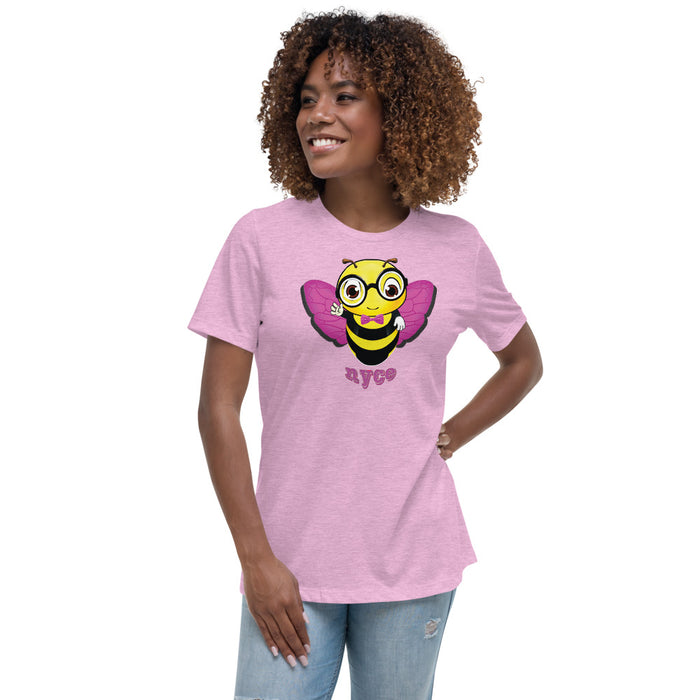 Cute pink BEE NYCE Women's Relaxed T-Shirt