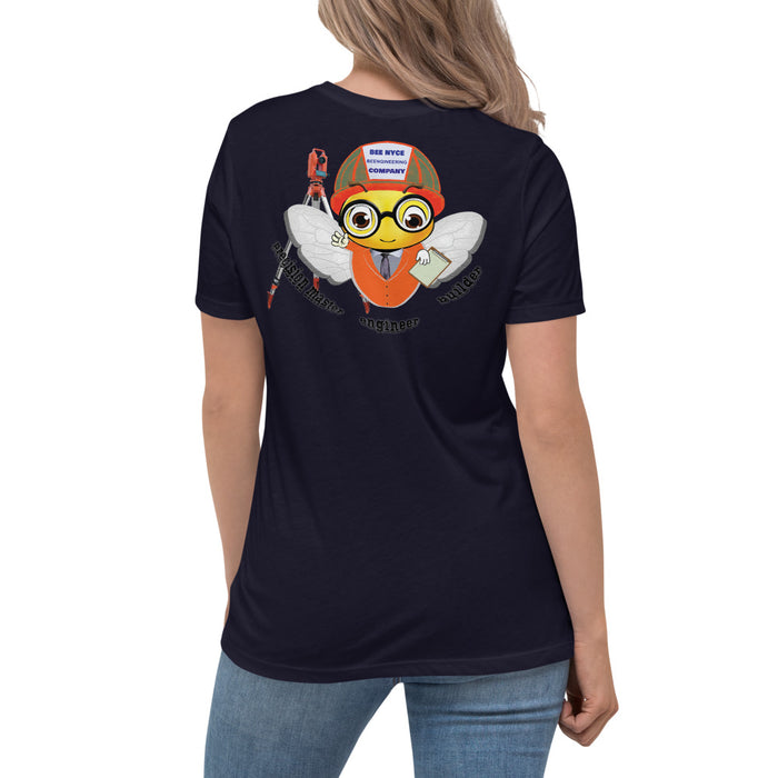 Cute ENGINEER / INGENIERO BEE Women's Relaxed T-Shirt