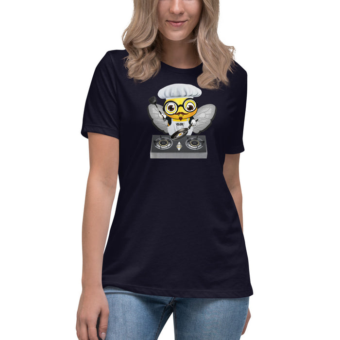 Cute CHEF BEE Women's Relaxed T-Shirt