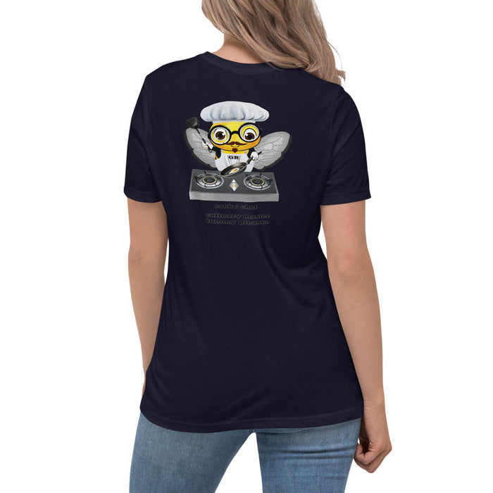 Cute CHEF BEE Women's Relaxed T-Shirt