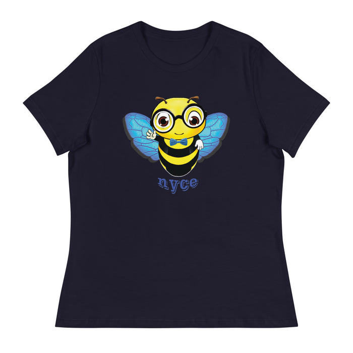 Cute blue BEE NYCE Women's Relaxed T-Shirt