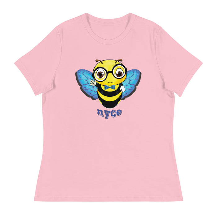 Cute blue BEE NYCE Women's Relaxed T-Shirt